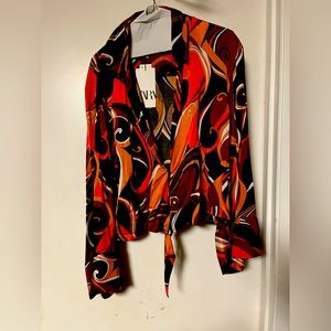 Zara blouse women’s large never used brand new with tag